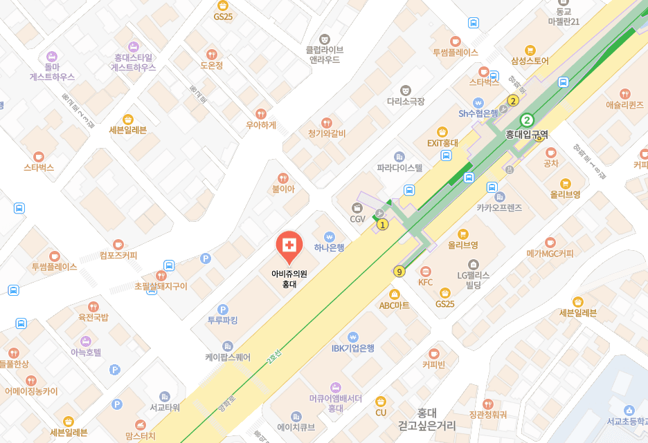 홍대점 Main Contact Us