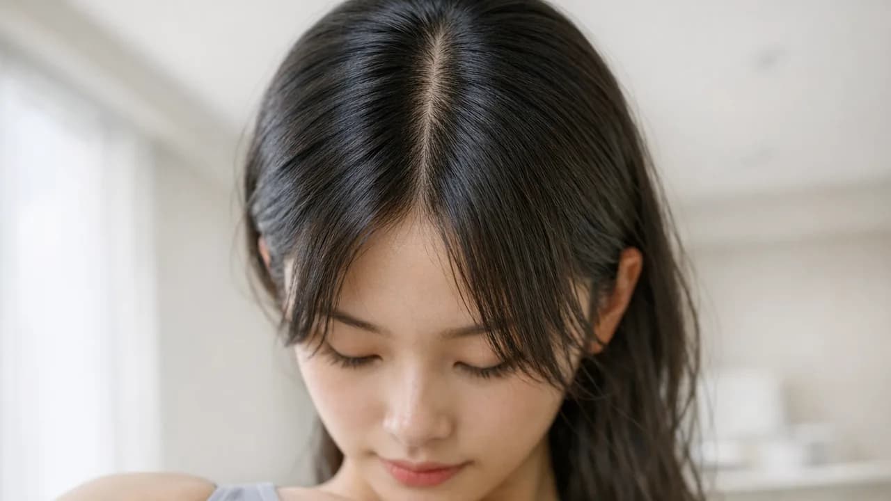 女性脱毛毛发状态确认 — 治疗部位图片