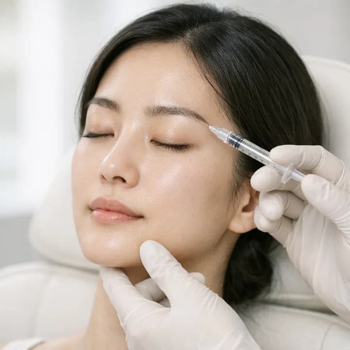 Wrinkle Toxin 施術 3段階 — 施術構成の決定