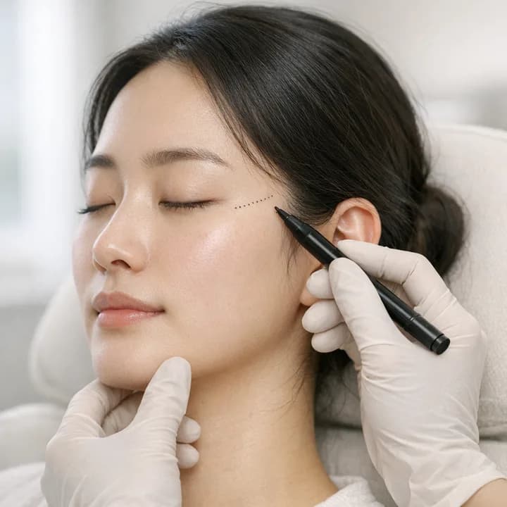 측두근톡신 시술 2단계 — 시술 계획 수립